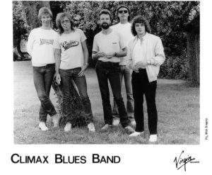 Publicity photo of Climax Blues Band in 1983