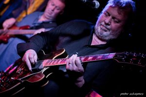 Lester Hunt guitarist performing live with Climax Blues Band