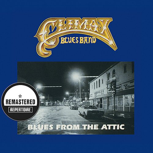 Climax Blues Band Blues from the Attic album cover with old American street scene
