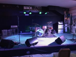 Backstage Kinross stage