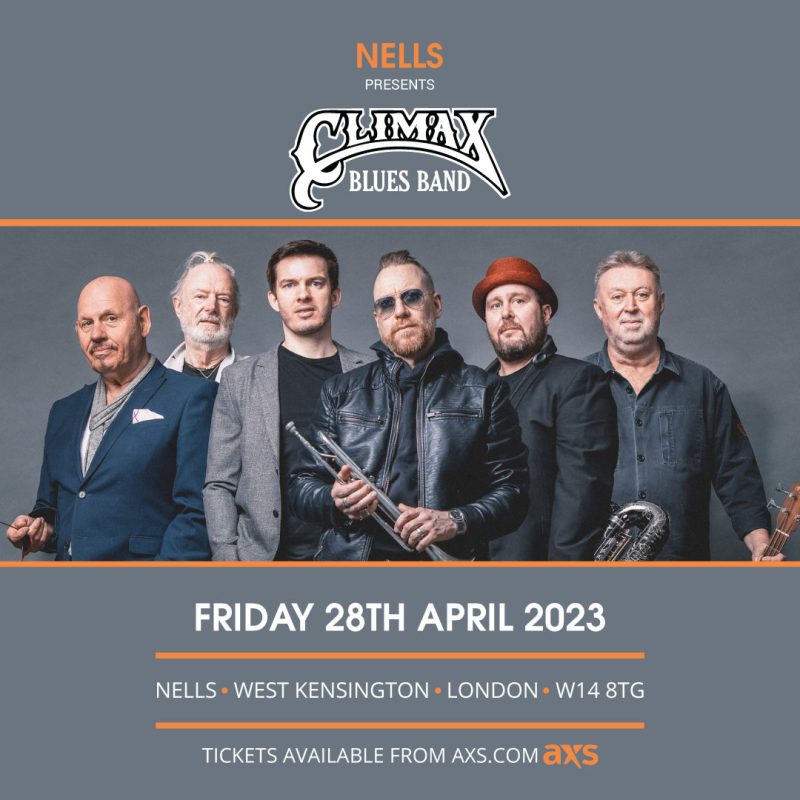 CLIMAX BLUES BAND UK LIVE GIGS FROM APRIL JUNE 2023 Climax Blues Band